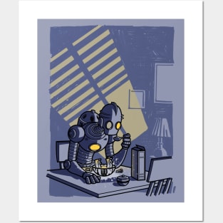 Sad Robot Posters and Art